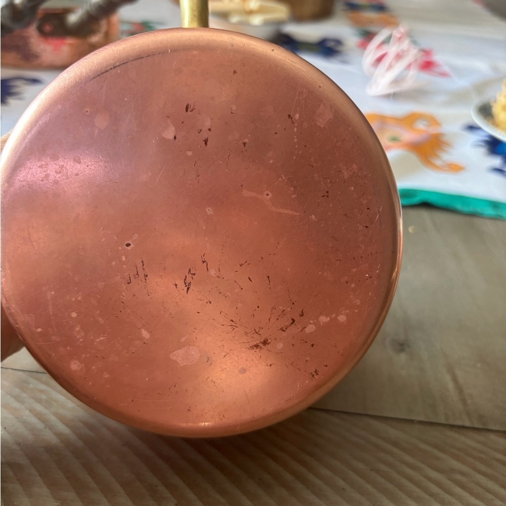 Paul Revers copper pot with Gold Handle - Picture 5 of 5